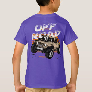 Gelände 4 X 4 Bergsonneuntergang T-Shirt
