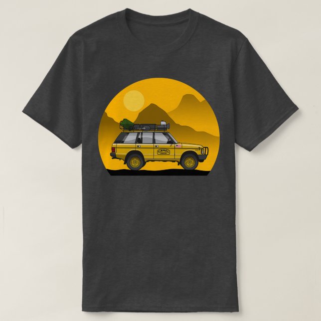 Geländegänger 4x4-Design T-Shirt (Design vorne)