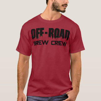 Geländegängige Brau-Crew T-Shirt