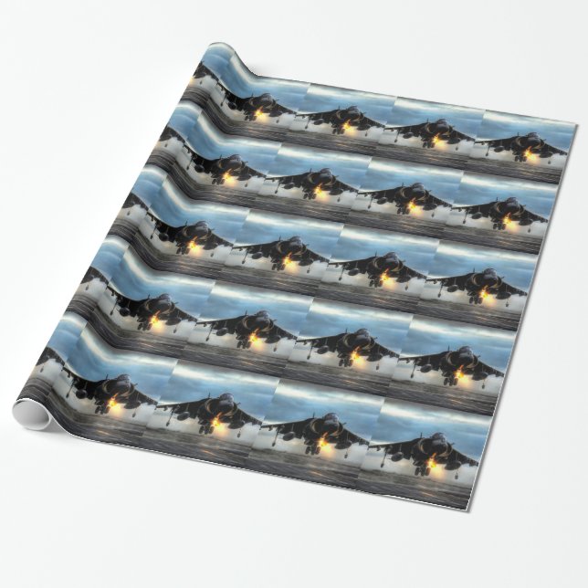 Geländeläufer-Kampfflugzeug Geschenkpapier (Ungerollt)