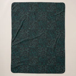 Geländemuster Grün 01bx4.Schwarz Sherpadecke