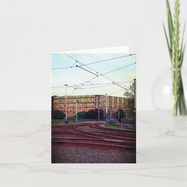 Geländer aus karte (Vorderseite)