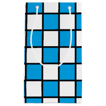 Geländertes Türkis und Schwarz