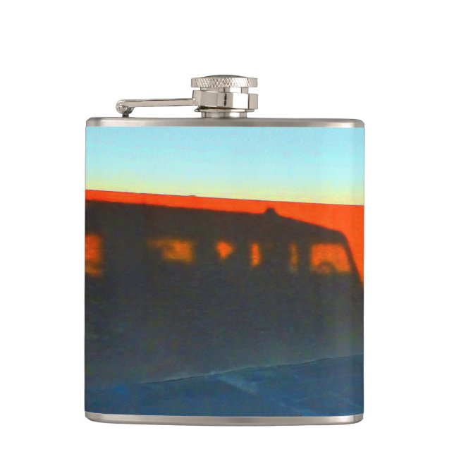 Geländewagen Hipflask 1 Flachmann (Vorderseite)