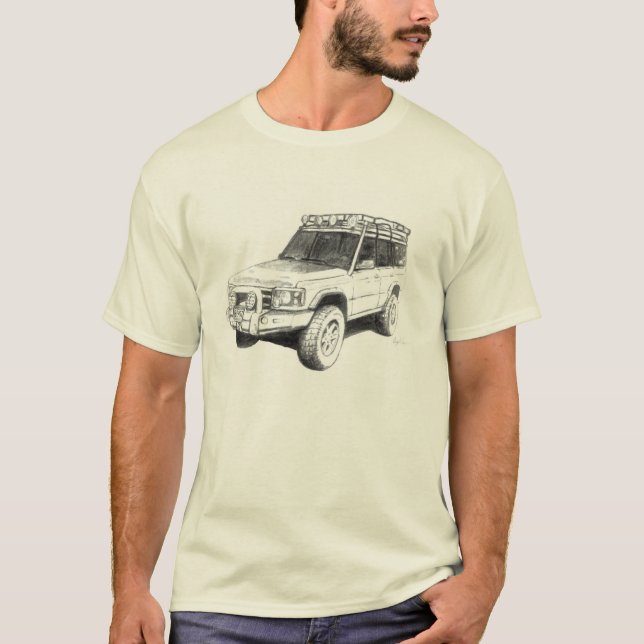 Geländewagen-LKW-Kunst-T - Shirt (Vorderseite)