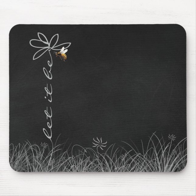 Gelassen, dass es auf der Chalkboard-Maus-Pad dunk Mousepad (Vorne)