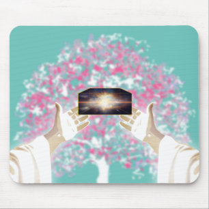 Gelassen, es gibt Licht: und es gab Licht Mousepad