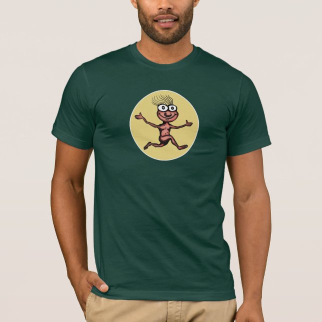 Gelassen gehen Grün T-Shirt (Vorderseite)