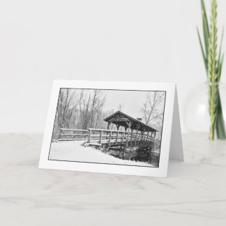 Gelassen ihm schneien! feiertagskarte