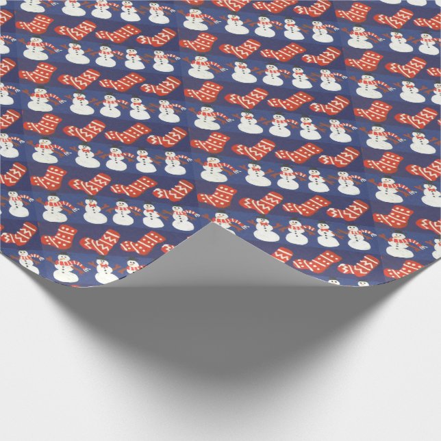 gelassen ihm schneien Geschenkverpackung Geschenkpapier (Ecke)