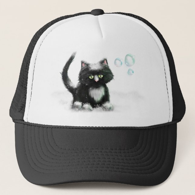 Gelassen ihm schneien Hut Truckerkappe (Vorderseite)