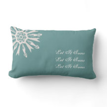 Gelassen ihm schneien Schneeflocke auf