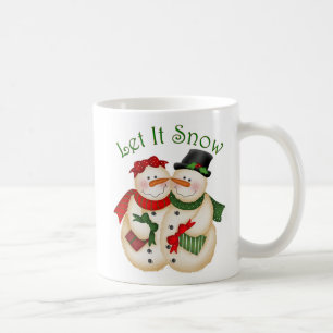 Gelassen ihm schneien tasse