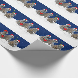 Gelassen ihm schneien Weihnachtsverpackungs-Papier Geschenkpapier