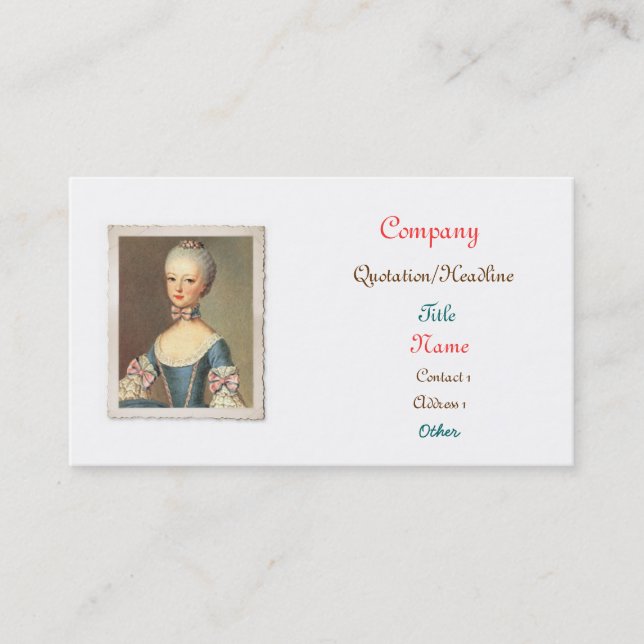 Gelassen ihnen essen Sie Kuchen-Geschäfts-Karten Visitenkarte (Vorderseite)