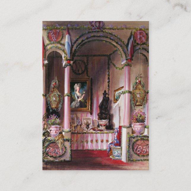 Gelassen ihnen essen Sie Kuchen (mehr Wahlen) - Visitenkarte (Vorderseite)