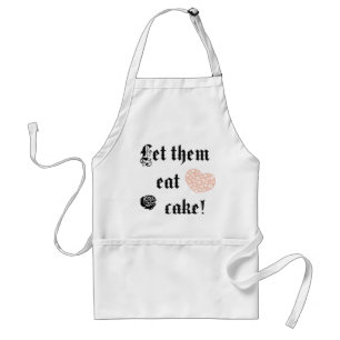 Gelassen ihnen essen Sie Kuchen Schürze