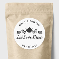 Gelassen Liebe Brew Wedding Tea Favor Logo