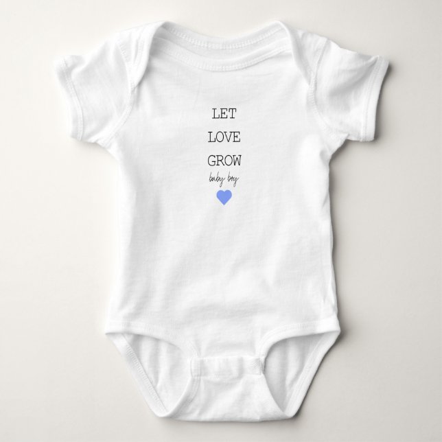 Gelassen Liebe Grow Baby Boy Babywachsen Baby Strampler (Vorderseite)