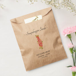 Gelassen Liebe Grow l Snapdragon Blume Seeds Weddi Geschenktütchen