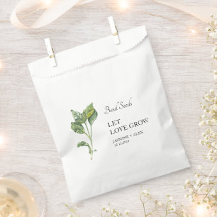 Gelassen Liebe wachsen   Basissaatbeutel für Gastg Geschenktütchen