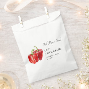 Gelassen Liebe wachsen Bell Pepper Seed Gastgesc Geschenktütchen