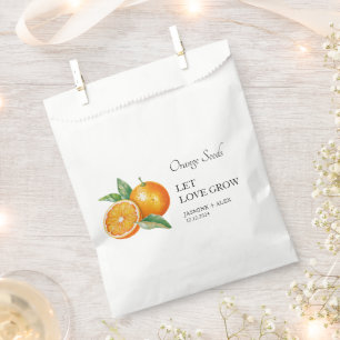 Gelassen Liebe wachsen   Orangensaftbeutel für Gas Geschenktütchen