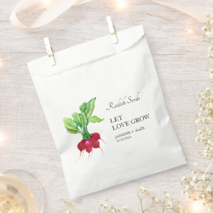 Gelassen Liebe wachsen   Rettich-Gastgeschenk Hoch Geschenktütchen