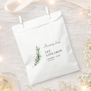 Gelassen Liebe wachsen Rosemary Seed Gastgeschen Geschenktütchen