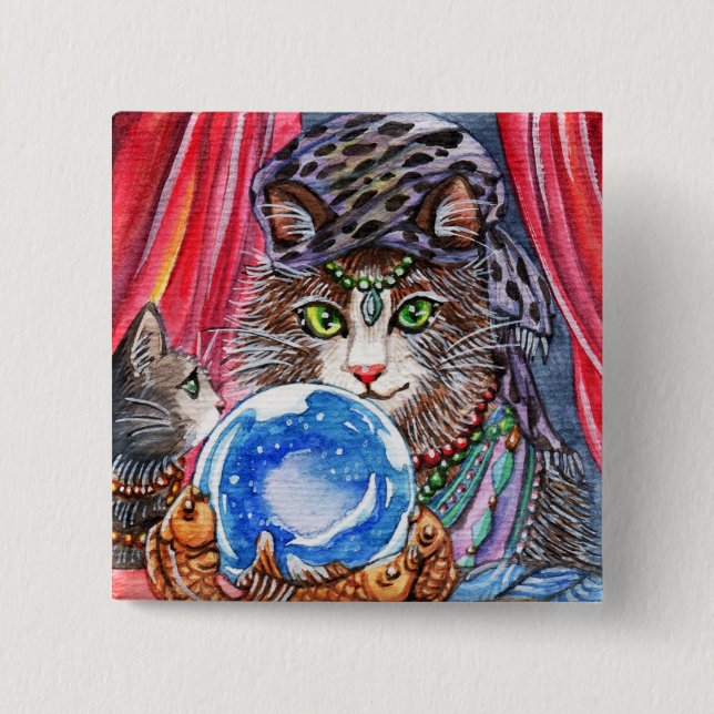 Gelassen mir sagen Sie Ihrem Vermögen Button (Vorderseite)