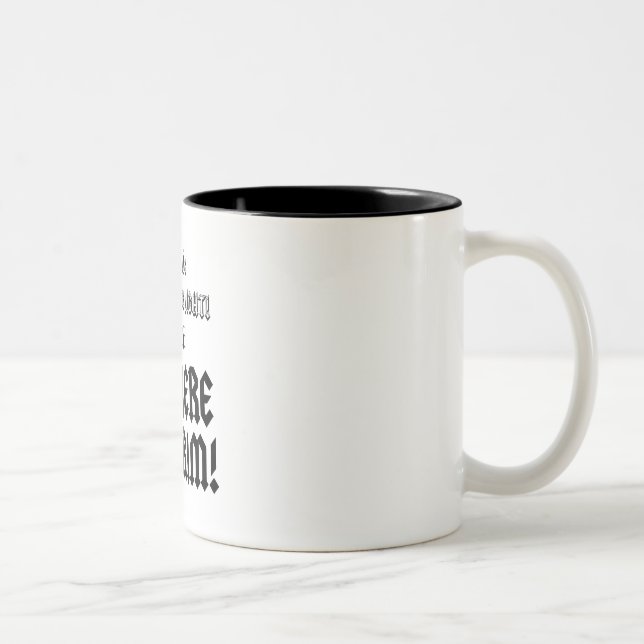 gelassen Purim Zweifarbige Tasse (Rechts)