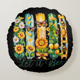 Gelassen Rundes Kissen