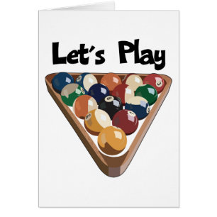 Gelassen uns Billard spielen