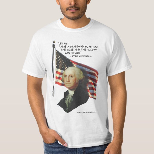 Gelassen uns eine Norm heben T-Shirt (Vorderseite)