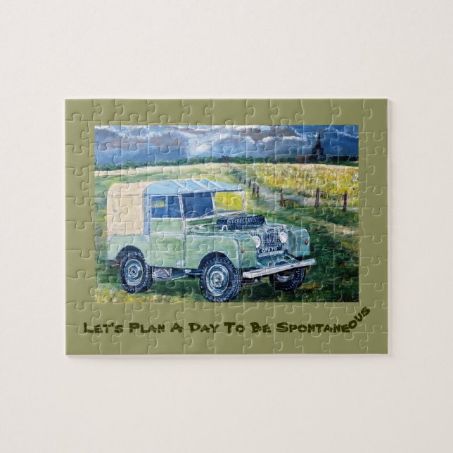 Gelassen uns einen Tag planen, um spontanes Puzzle (Horizontal)