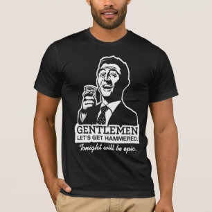 Gelassen uns erhalten Sie gehämmertes Shirt