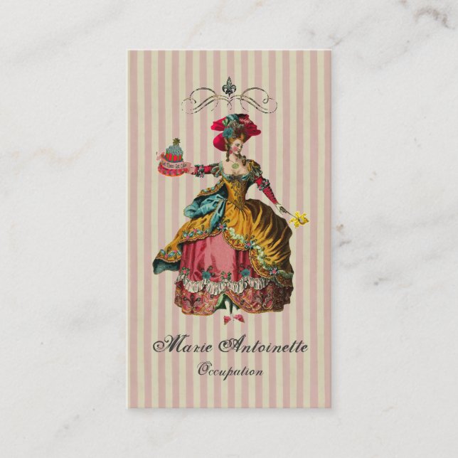 Gelassen uns essen Sie Kuchen (mehr Wahlen) - Visitenkarte (Vorderseite)