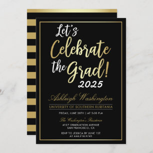 Gelassen uns feiern Sie den Absolventen! Einladung