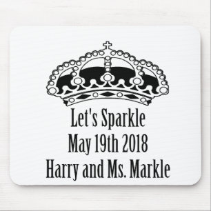 Gelassen uns funkeln Harry u. Meghan, am 19. Mai Mousepad