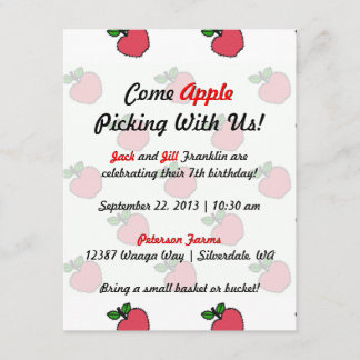 Gelassen uns gehen Apple-Sammeln! Einladung