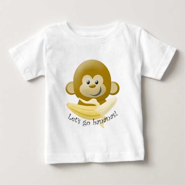 Gelassen uns gehen Bananen! Baby T-shirt (Vorderseite)