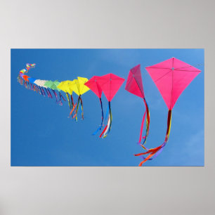 Gelassen uns gehen Fliege ein Drachen! Poster