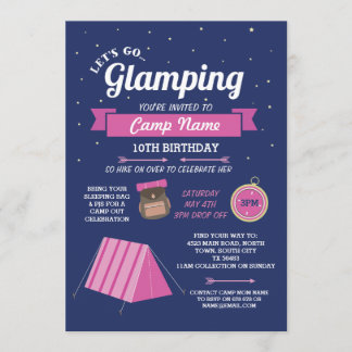 Gelassen uns gehen Glamping Einladung
