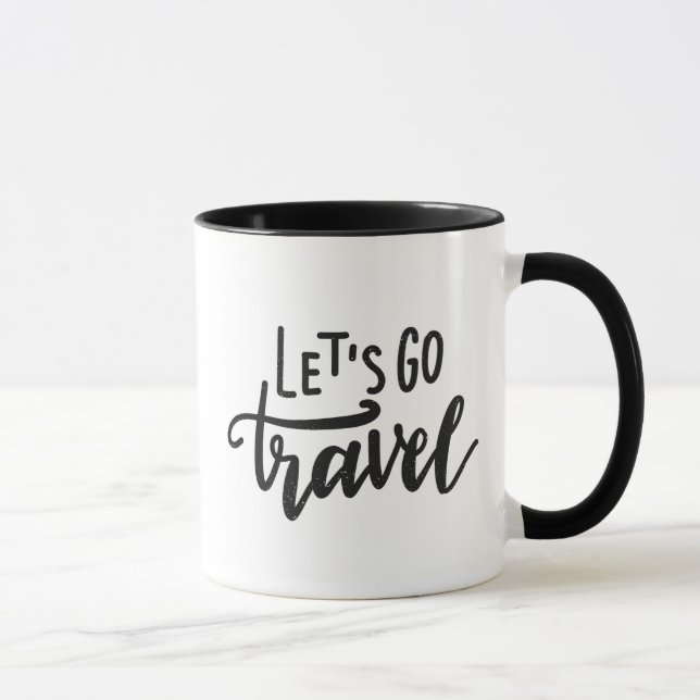 Gelassen uns gehen Reise Tasse (Rechts)