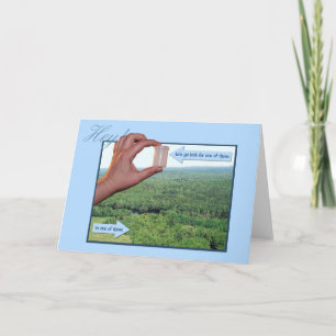 Gelassen uns gehen Sie suchen nach einem Mikro im Einladung