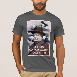 Gelassen uns gehen Sie vorwärts zusammen T-Shirt