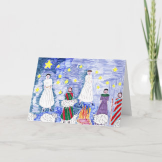 Gelassen uns gehen Sie zur Feiertagskarte