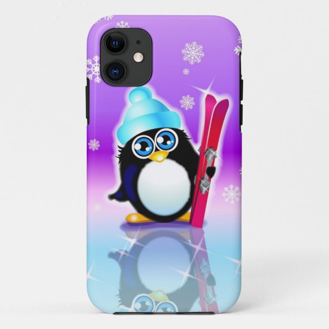 Gelassen uns gehen Ski fahrender iPhone 5 Fall Case-Mate iPhone Hülle (Rückseite)