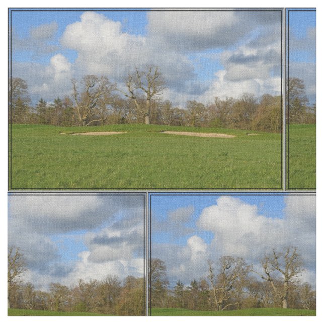 Gelassen uns Golf spielen Stoff (Nahaufnahme)