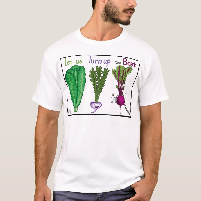 Gelassen uns herauf den Schlag sich drehen T-Shirt (Vorderseite)